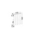 Dandia Bar Pendant Ceiling Light Black LED 27W 1301lm 3000K-5