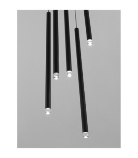 Dandia Cluster Pendant Ceiling Light Black LED 27W 1301lm 3000K-2