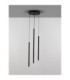 Dandia Cluster Pendant Ceiling Light Black LED 27W 1301lm 3000K-3