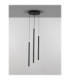Dandia Cluster Pendant Ceiling Light Black LED 27W 1301lm 3000K-4