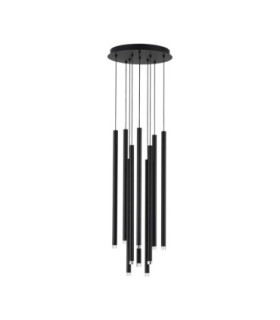 Dandia Cluster Pendant Ceiling Light Black Triac Dimmable LED 69W 4223lm 3000K-1