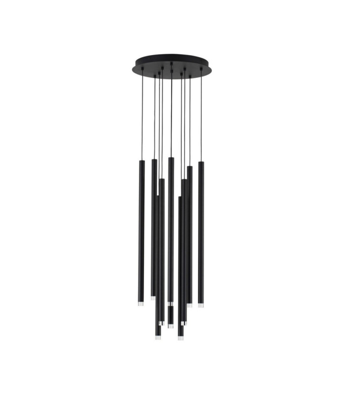 Dandia Cluster Pendant Ceiling Light Black Triac Dimmable LED 69W 4223lm 3000K-1