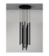 Dandia Cluster Pendant Ceiling Light Black Triac Dimmable LED 69W 4223lm 3000K-3