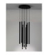 Dandia Cluster Pendant Ceiling Light Black Triac Dimmable LED 69W 4223lm 3000K-4