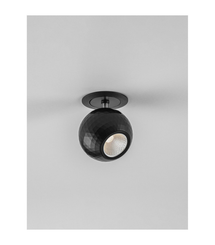 Notic Recessed Downlight Sandy Black LED 7W 48Vdc 455lm 3000K-4