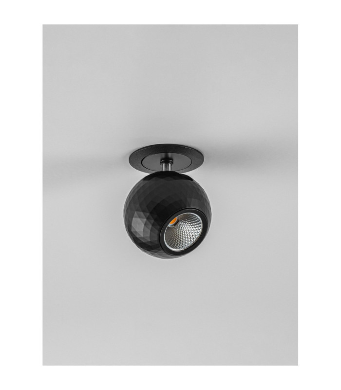 Notic Recessed Downlight Sandy Black LED 7W 48Vdc 455lm 2700K-4