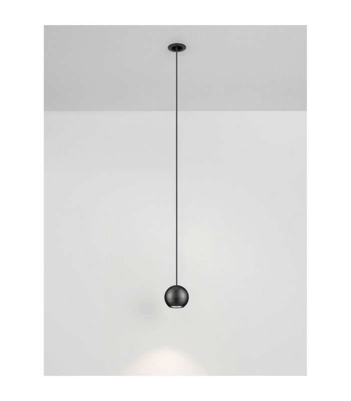 Notic Slim Pendant Ceiling Light Sandy Black LED 7W 48Vdc 455lm 3000K-4
