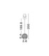 Notic Slim Pendant Ceiling Light Sandy Black LED 7W 48Vdc 455lm 3000K-7