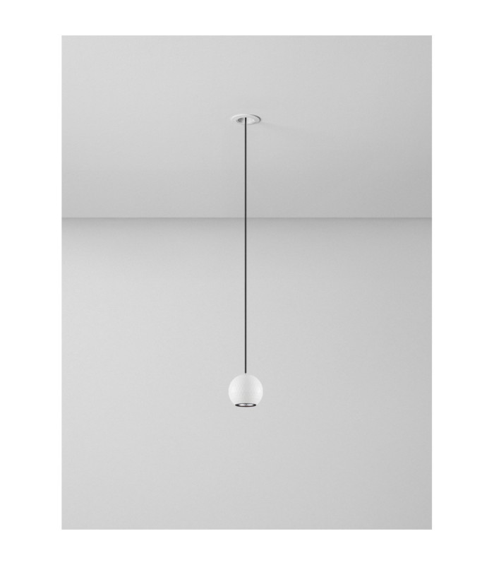 Notic Slim Pendant Ceiling Light Sandy White LED 7W 48Vdc 455lm 2700K-3