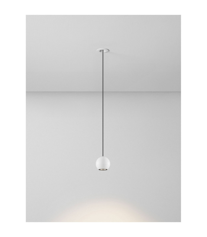 Notic Slim Pendant Ceiling Light Sandy White LED 7W 48Vdc 455lm 2700K-4