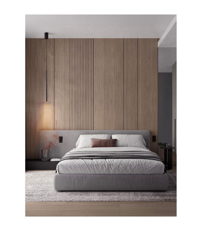 Stilvi Slim Pendant Ceiling Light Sandy Black LED 4W 177lm 3000K-2
