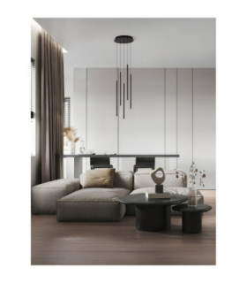 Stilvi Cluster Pendant Ceiling Light Sandy Black LED 15W 845lm 3000K-2