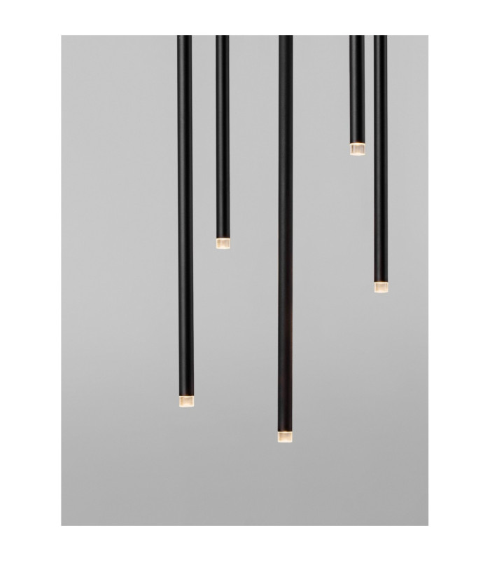 Stilvi Cluster Pendant Ceiling Light Sandy Black LED 15W 845lm 3000K-5