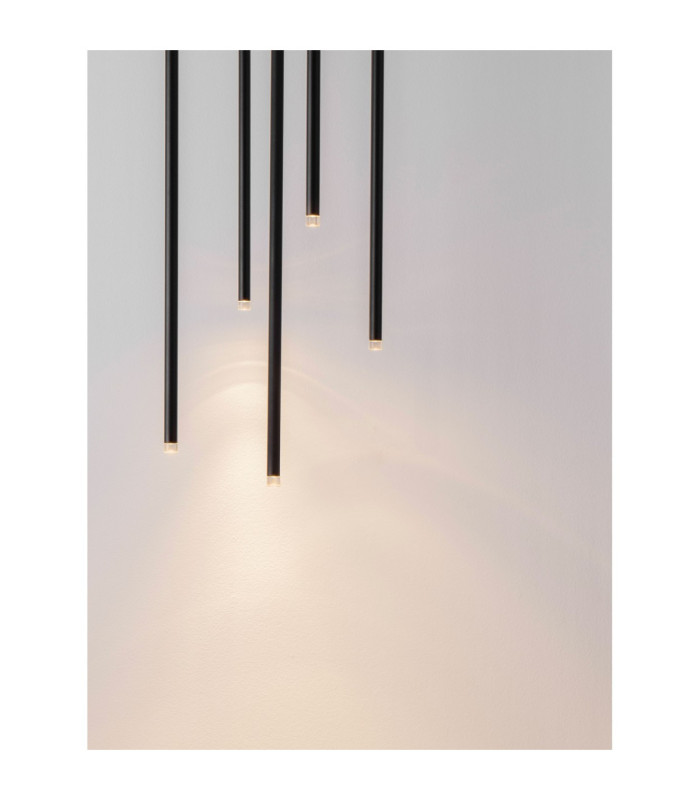 Stilvi Cluster Pendant Ceiling Light Sandy Black LED 15W 845lm 3000K-6