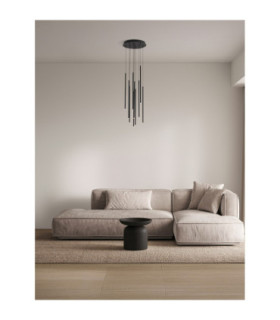 Stilvi Cluster Pendant Ceiling Light Sandy Black LED 41W 1522lm 3000K-2