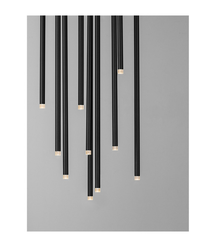 Stilvi Cluster Pendant Ceiling Light Sandy Black LED 41W 1522lm 3000K-5