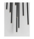Stilvi Cluster Pendant Ceiling Light Sandy Black LED 41W 1522lm 3000K-6