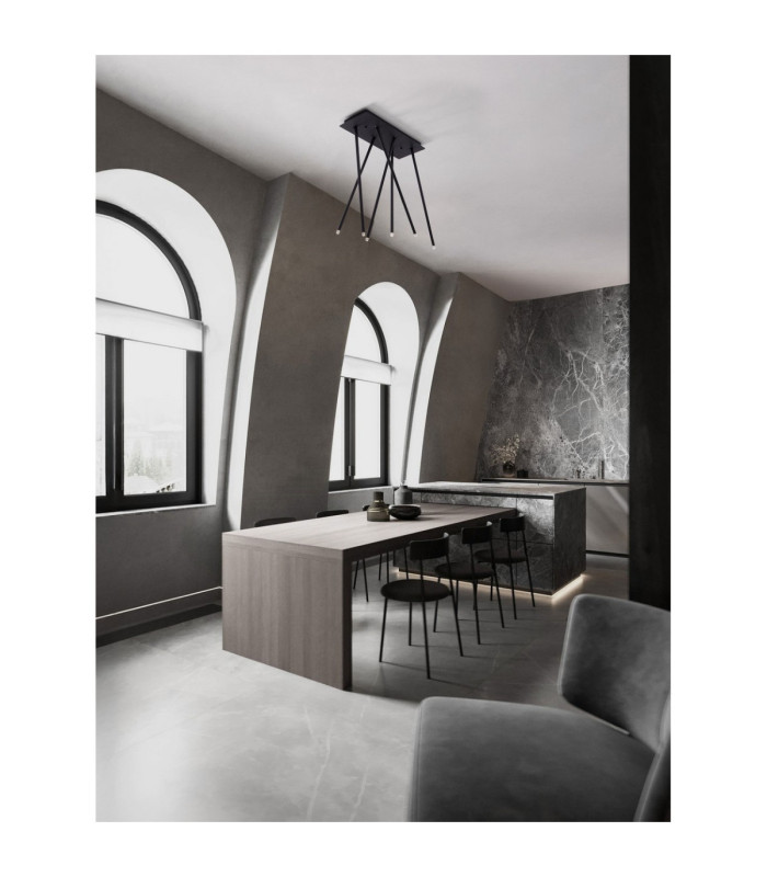 Stilvi Bar Pendant Ceiling Light Sandy Black LED 17W 573lm 3000K-2