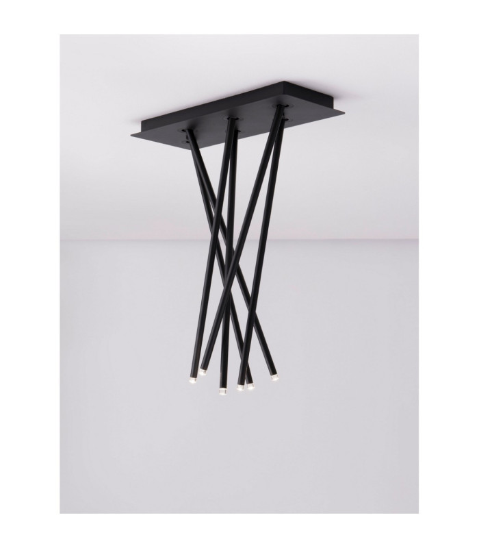 Stilvi Bar Pendant Ceiling Light Sandy Black LED 17W 573lm 3000K-5