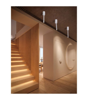 Stilvi 30cm Semi Flush Ceiling Light Sandy White LED 4W 177lm 3000K-2