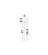 Stilvi 30cm Semi Flush Ceiling Light Sandy White LED 4W 177lm 3000K-6