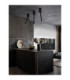 Stilvi 30cm Semi Flush Ceiling Light Sandy Black LED 4W 177lm 3000K-2