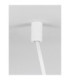 Stilvi 50cm Semi Flush Ceiling Light Sandy White LED 4W 177lm 3000K-6