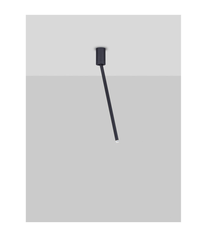 Stilvi 50cm Semi Flush Ceiling Light Sandy Black LED 4W 177lm 3000K-5