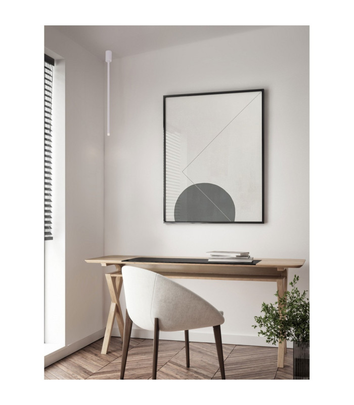 Stilvi 70cm Semi Flush Ceiling Light Sandy White LED 4W 177lm 3000K-2