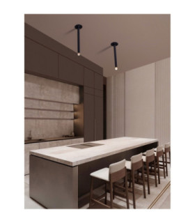 Stilvi 24cm Recessed Downlight Sandy Black LED 4W 177lm 3000K-2