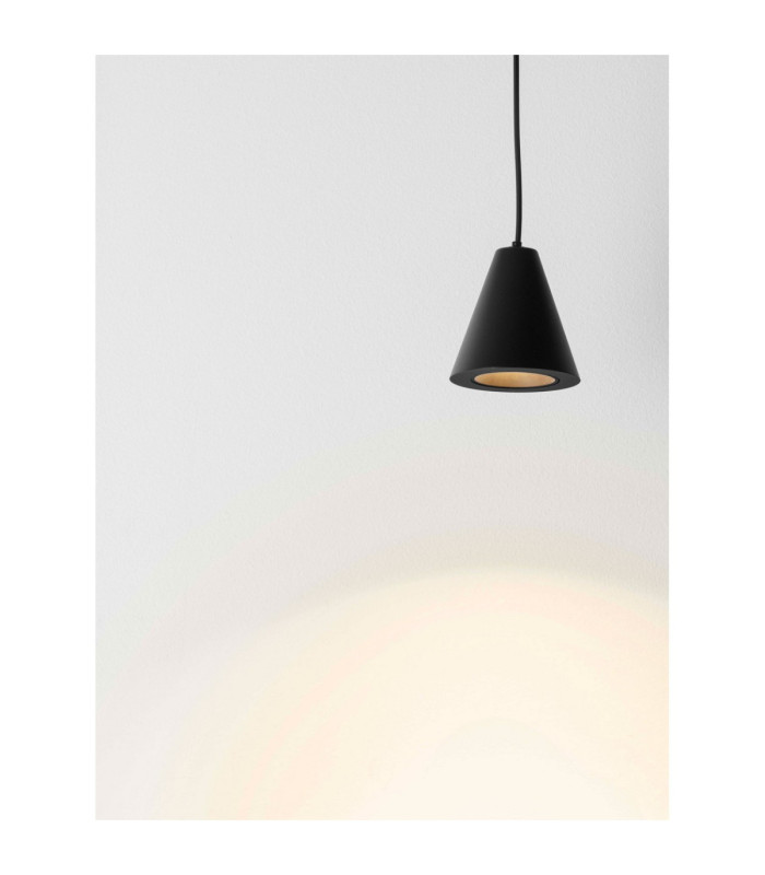 Irmos Slim Pendant Ceiling Light Sandy Black LED 5W 371lm 3000K-6