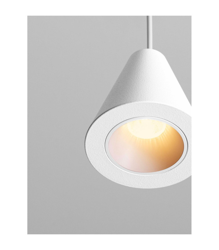Irmos Slim Pendant Ceiling Light Sandy White LED 5W 377lm 3000K-5