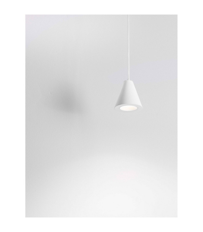 Irmos Slim Pendant Ceiling Light Sandy White LED 5W 377lm 3000K-6