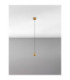 Irmos Slim Pendant Ceiling Light Matt Gold LED 5W 371lm 3000K-3
