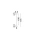 Irmos Slim Pendant Ceiling Light Matt Gold LED 5W 371lm 3000K-7
