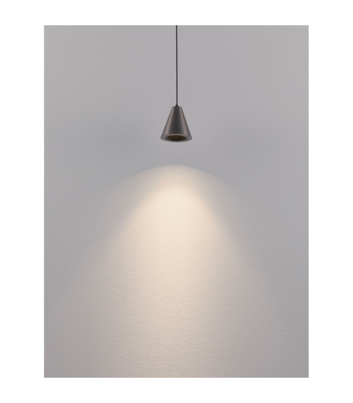 Irmos Slim Pendant Ceiling Light Black Nickel LED 5W 371lm 3000K-2