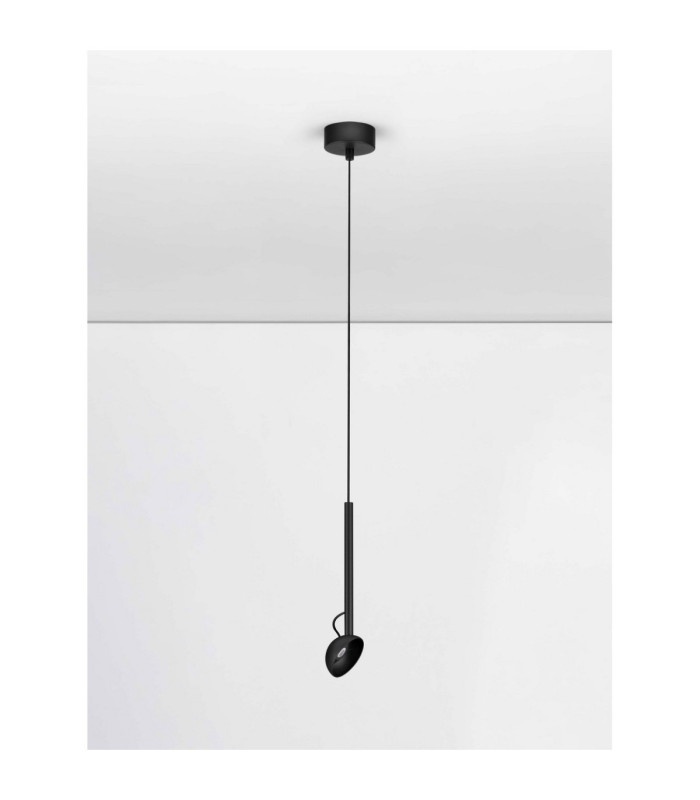 Ola Slim Pendant Ceiling Light Sandy Black LED 4W 256lm 3000K-3
