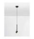 Ola Slim Pendant Ceiling Light Sandy Black LED 4W 256lm 3000K-4