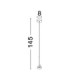 Ola Slim Pendant Ceiling Light Sandy White LED 4W 256lm 3000K-2