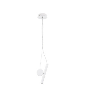 Vero Slim Pendant Ceiling Light Matt White LED 2W 137lm 3000K-1