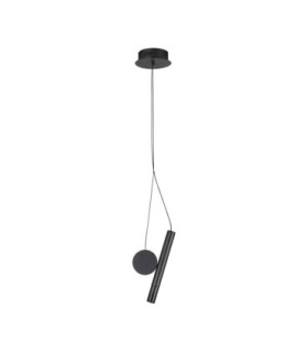 Vero Slim Pendant Ceiling Light Matt Black LED 2W 137lm 3000K-1