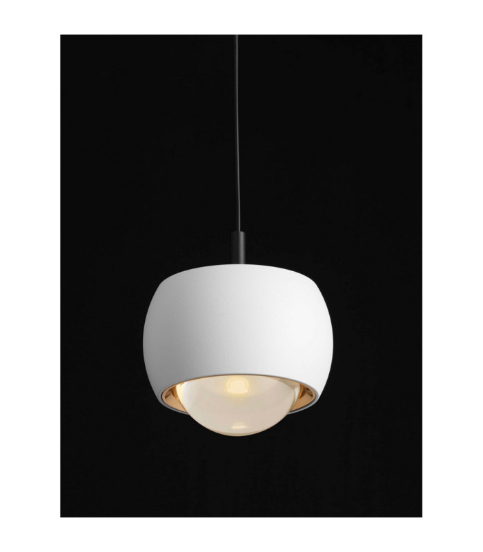 Conga Slim Pendant Ceiling Light Sandy White LED 13W 922lm 3000K-5
