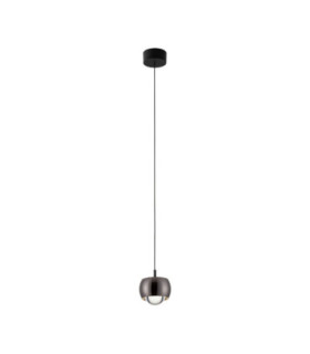 Conga Slim Pendant Ceiling Light Black Chrome LED 13W 922lm 3000K-1
