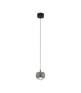 Conga Slim Pendant Ceiling Light Grey LED 13W 922lm 3000K-1