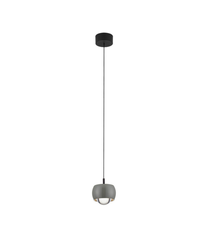 Conga Slim Pendant Ceiling Light Grey LED 13W 922lm 3000K-1