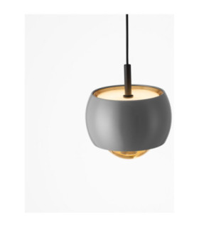 Conga Slim Pendant Ceiling Light Grey LED 13W 922lm 3000K-2