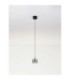 Conga Slim Pendant Ceiling Light Grey LED 13W 922lm 3000K-4