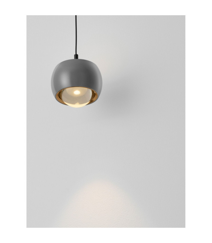 Conga Slim Pendant Ceiling Light Grey LED 13W 922lm 3000K-5
