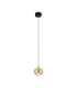 Conga Slim Pendant Ceiling Light Gold LED 13W 922lm 3000K-1