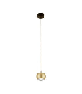 Conga Slim Pendant Ceiling Light Gold LED 13W 922lm 3000K-1